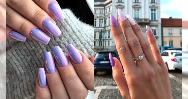 Fioletowy manicure - 16 fantastycznych stylizacji