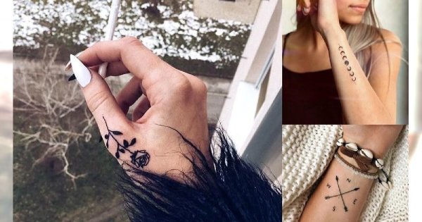 Małe tatuaże dla kobiet - 25 niezwykłych wzorów