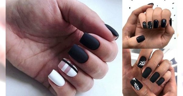 Czarno-biały manicure - 21 nowoczesnych odsłon
