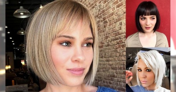 Bob z grzywką - galeria najlepszych trendów jesień/zima