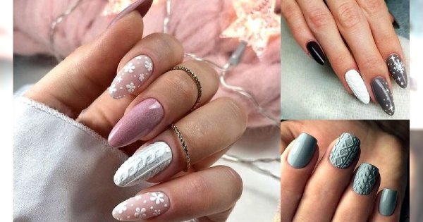Sweterkowy manicure - galeria fantastycznych zdobień na sezon jesień/zima