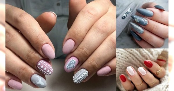 20 pomysłów na zimowy manicure - galeria przepięknych stylizacji