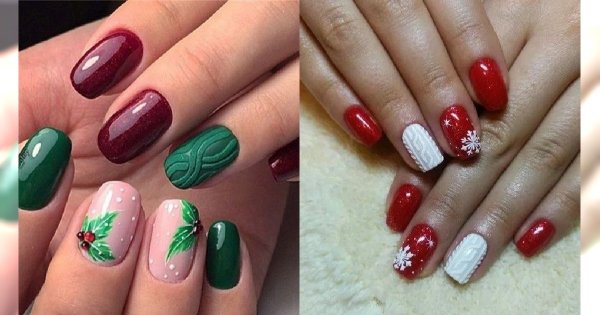 Manicure na  Święta - 21 propozycji na świąteczny manicure [GALERIA]