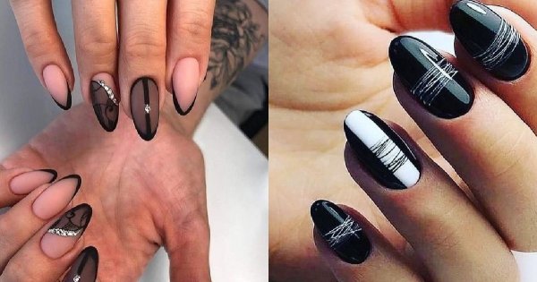 Czarny manicure - 20 zdobień paznokci w najmodniejszym wydaniu
