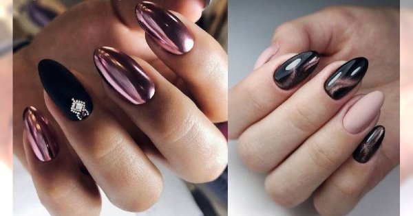 Sylwestrowy manicure - galeria stylowych zdobień 2019/2020