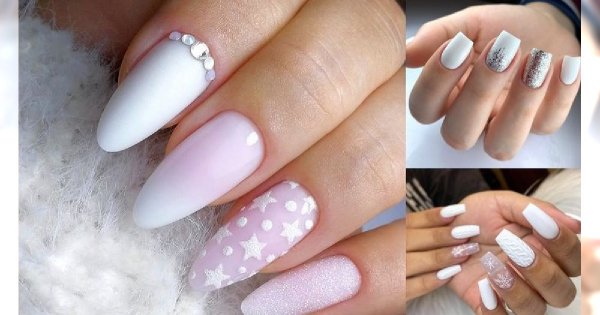 Biały manicure - 20 subtelnych i pięknych zdobień