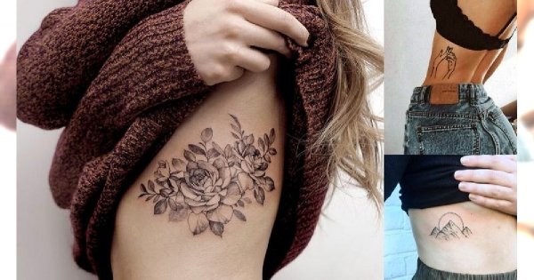 Tatuaże w okolicy żeber - 16 przepięknych i wyjątkowych propozycji