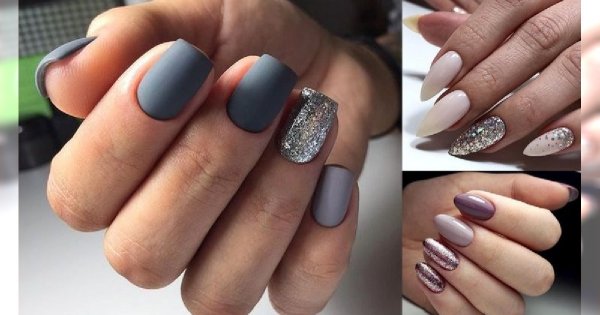 Manicure z dodatkiem brokatu - galeria rewelacyjnych zdobień