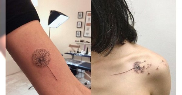 16 uroczych pomysłów na tatuaż z dmuchawcem w roli głównej! [GALERIA]