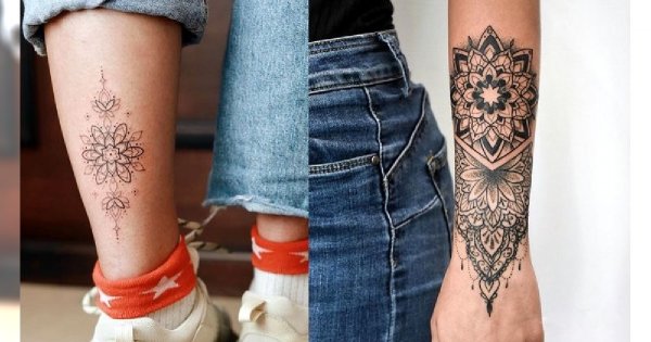 Tatuaże mandala - galeria dziewczęcych wzorów