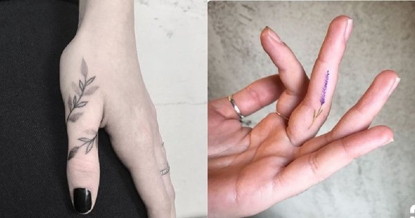 Finger tattoo - 20 pomysłów na tatuaże w okolicy palca [GALERIA]