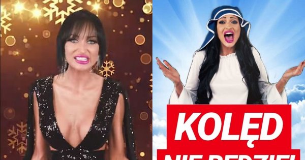 Małgorzata Godlewska znów nagrała kolędę! W sylwestrowej kreacji i w nowej fryzurze śpiewa "Bóg się rodzi"