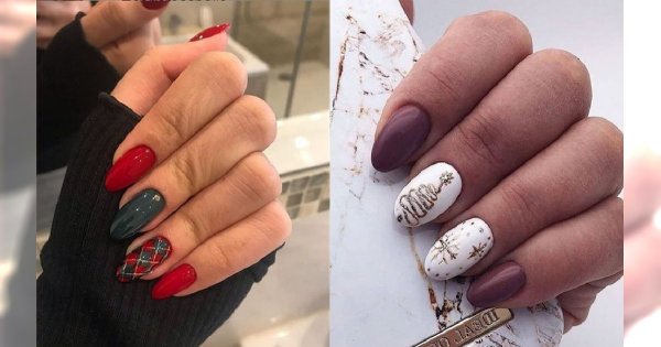 Świąteczny manicure - 20 propozycji na manicure na Święta [GALERIA]
