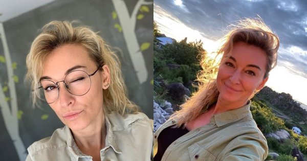 Martyna Wojciechowska na zdjęciu z dzieciństwa: "Buzia ta sama, może policzków trochę więcej" - piszą fani