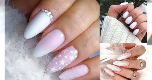 Biały manicure - galeria przepięknych i subtelnych zdobień