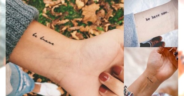 Tatuaże z napisem - 18 ciekawych i oryginalnych pomysłów