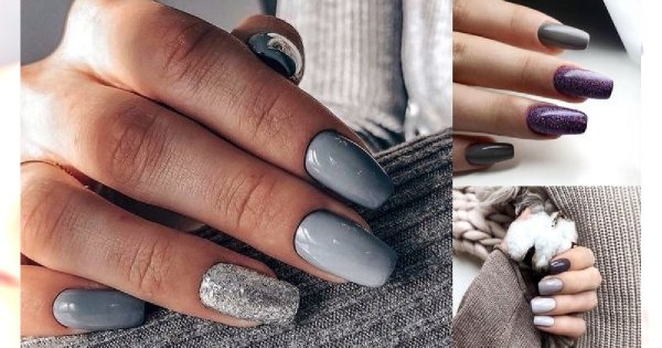 Szary manicure - 20 ciekawych stylizacji z sieci