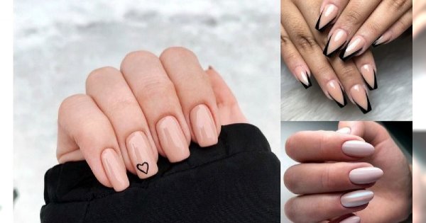 Nude manicure - 21 nowoczesnych i stylowych zdobień
