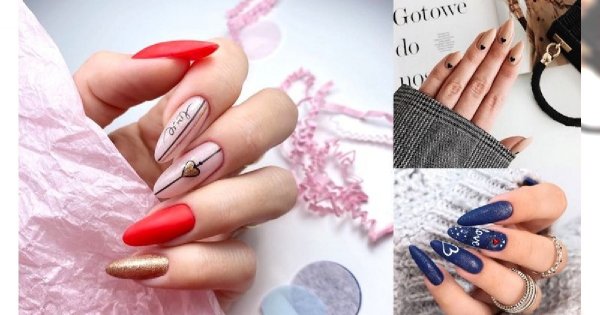 Walentynkowy manicure 2020 - galeria najpiękniejszych pomysłów
