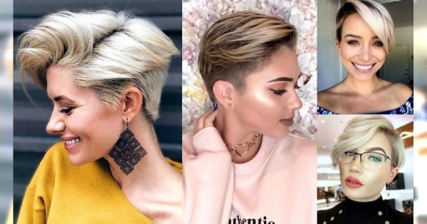 Fryzury pixie i undercut dla blondynek - 20 fryzjerskich trendów