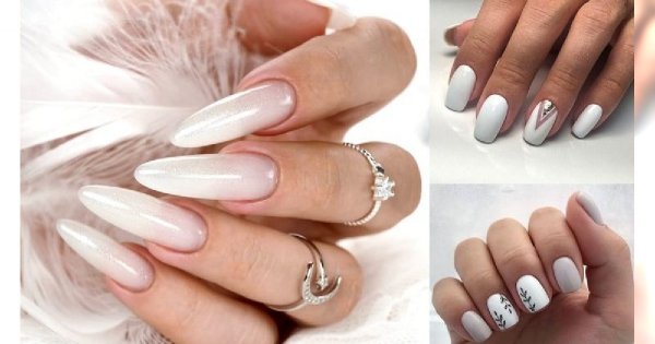 Biały manicure - 16 przepięknych i subtelnych zdobień