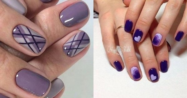 Fioletowy manicure - hitowe propozycje na sezon 2020 [GALERIA]