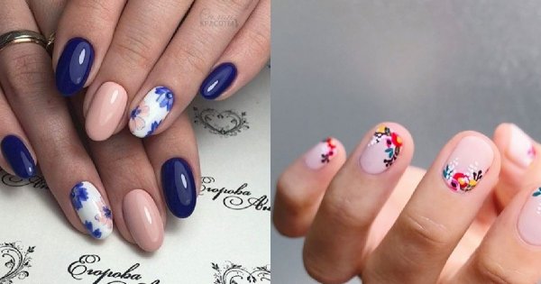 Kwiatowy manicure - 30 propozycji na manicure z motywem kwiatów