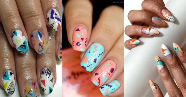 Manicure 2020: Graphic nails to hit na rok 2020! Graficzny manicure to ostatni krzyk mody