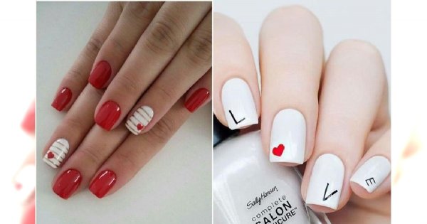 Walentynkowy manicure - ponad 30 wzorów paznokci na Walentynki [GALERIA]