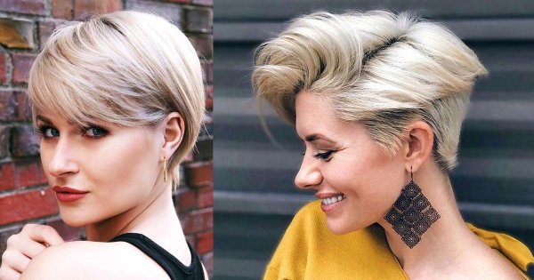Fryzury pixie i undercut - galeria stylowych cięć dla blondynek
