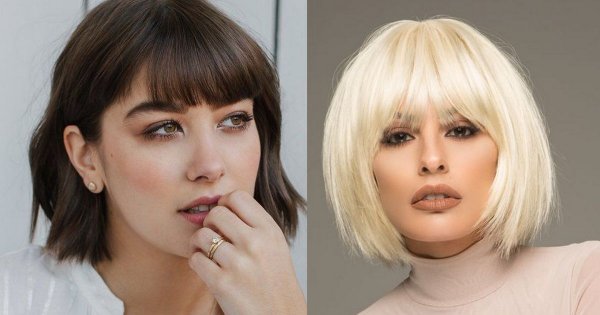 Fryzura bob z grzywką – katalog mega kobiecych cięć