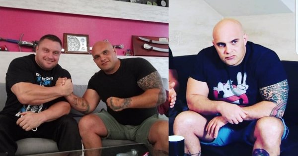 Dominik Abus w "Gogglebox" to macho. A prywatnie? To kochający mąż i ojciec