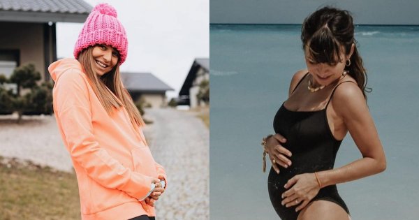 Anna Lewandowska pokazuje ciążowy UMIĘŚNIONY BRZUCH! Internautki po kształcie przewidują płeć dziecka!