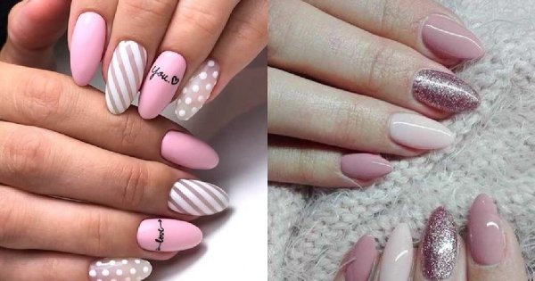 Różowy manicure - 21 uroczych wzorów w różnych odcieniach różu [GALERIA]