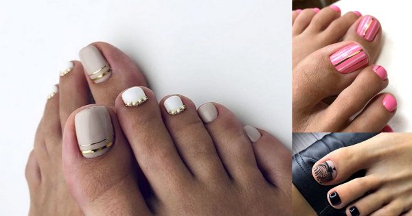 Pedicure na wiosnę - 18 stylowych i gustownych propozycji