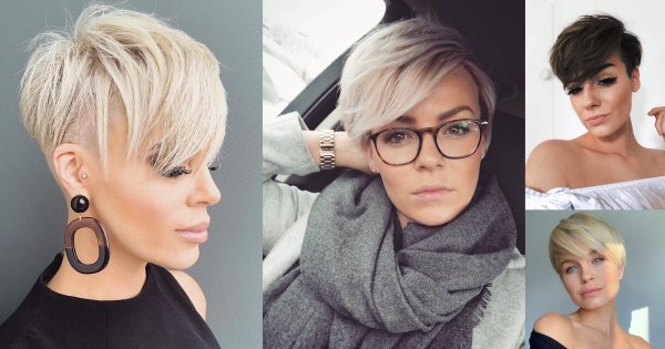 Krótkie cięcia z modną grzywką - galeria fryzjerskich trendów na wiosnę
