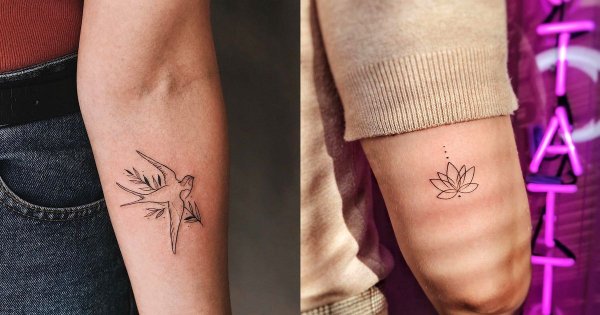 Małe tatuaże - 20 fantastycznych wzorów dla dziewczyn