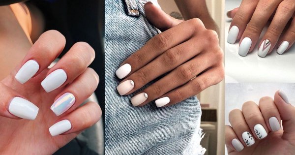 Biały manicure - galeria subtelnych zdobień