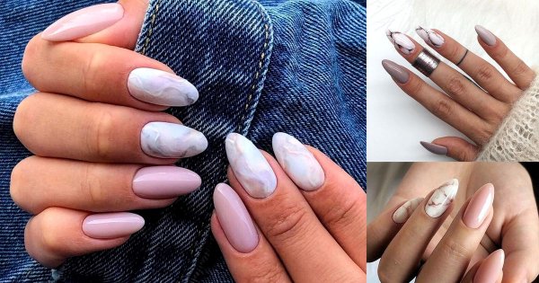 Marmurkowy manicure powraca - 20 propozycji w różnych wariantach kolorystycznych