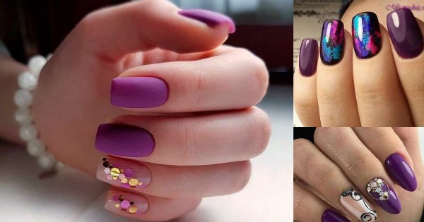 Ultramodny fiolet na paznokciach - przegląd stylowych zdobień