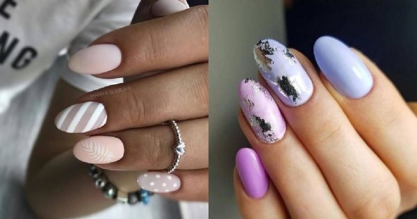 Pastelowy manicure - 25 pomysłów na paznokcie w cukierkowych kolorach