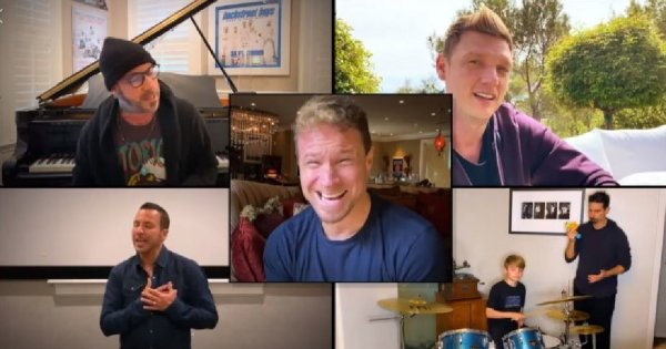 Backstreet Boys nagrali "wspólny" teledysk w walce z koranawirusem! Kochałyście się w nich?