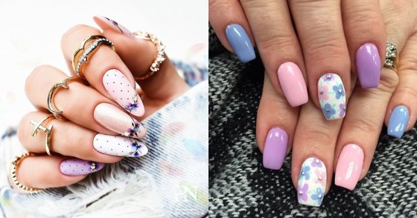 Paznokcie w kwiaty - 21 pomysłów na kwiatowy, wiosenny manicure [GALERIA]