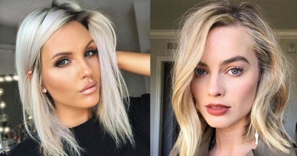 Średnia długość włosów to HIT! 20 modnych cięć dla blondynek