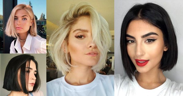 Włosy w pół szyi – katalog kobiecych trendów