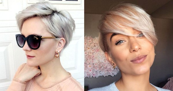 Krótkie cięcia z modną grzywką - 21 fantastycznych fryzur
