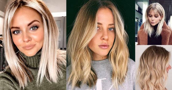 Modne fryzury średnie - 20 nowoczesnych cięć dla blondynek