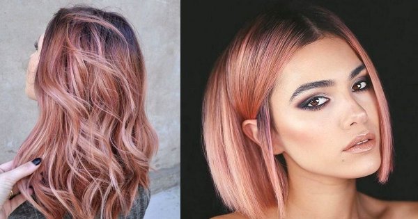 Rose gold - stylowa i charyzmatyczna koloryzacja włosów na lato 2020