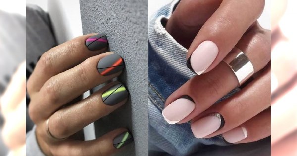 Krótki manicure - 20 pomysłów na krótkie paznokcie [GALERIA]