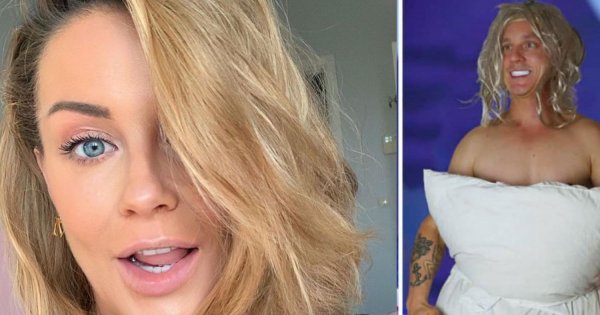 Małgorzata Rozenek podjęła "pillow chalenge"! Już wcześniej nosiła poduszkę publicznie!